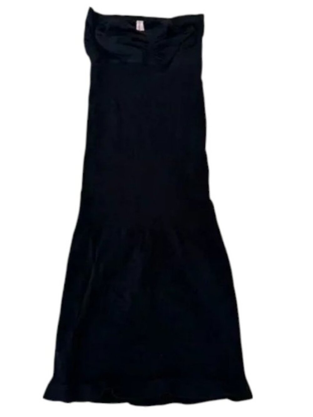 La Vie En Rose strapless shapewear slip dress black women's size M